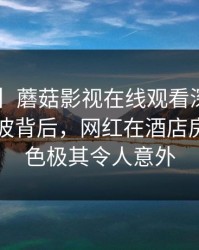【独家】蘑菇影视在线观看深度揭秘：丑闻风波背后，网红在酒店房间的角色极其令人意外