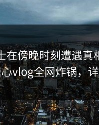 业内人士在傍晚时刻遭遇真相情绪失控，糖心vlog全网炸锅，详情速看