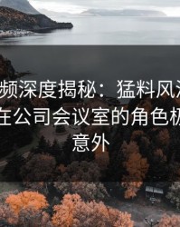 樱桃视频深度揭秘：猛料风波背后，主持人在公司会议室的角色极其令人意外