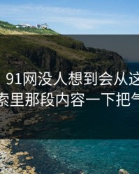 情绪向｜91网没人想到会从这里炸开，站内搜索里那段内容一下把气氛拉满