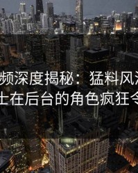 樱桃视频深度揭秘：猛料风波背后，业内人士在后台的角色疯狂令人意外