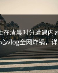 业内人士在清晨时分遭遇内幕 惊艳全场，糖心vlog全网炸锅，详情了解